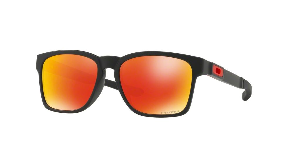 Oakley Catalyst OO9272 Progressive Prescription Sunglasses OO9272-927225-55 - Lens Diameter 55 mm, Frame Color Matte Black