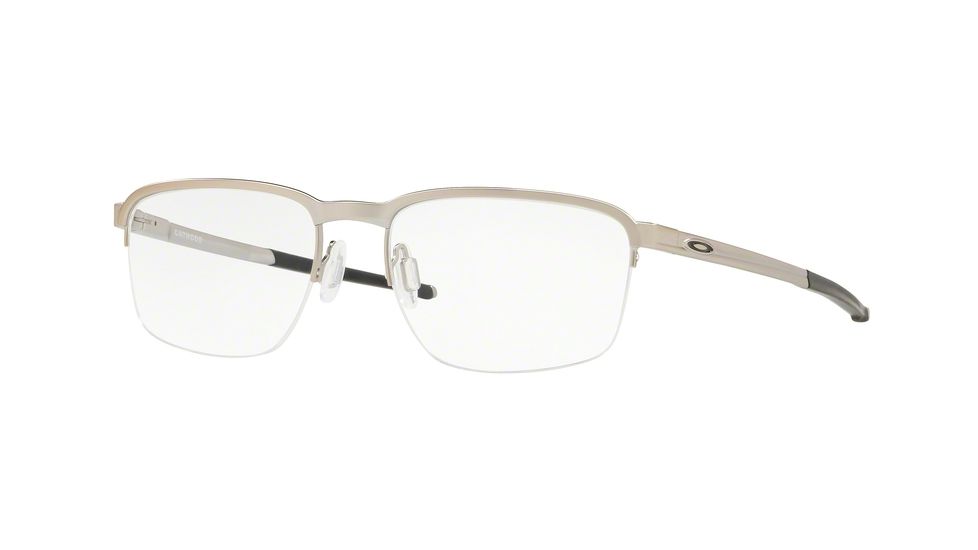 Oakley CATHODE OX3233 Eyeglass Frames 323303-52 - Satin Chrome Frame, Clear Lenses