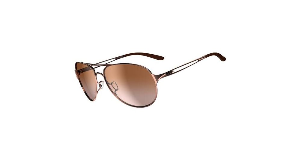 Oakley Caveat Sunglasses, Rose Gold Frame, VR50 Brown Gradient Lens OO4054-01