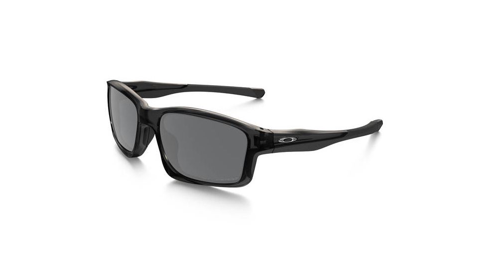 Oakley Chainlink Mens Asian Fit Sunglasses, Black Ink Frame, Black Iridium Polarized Lens OO9252-07