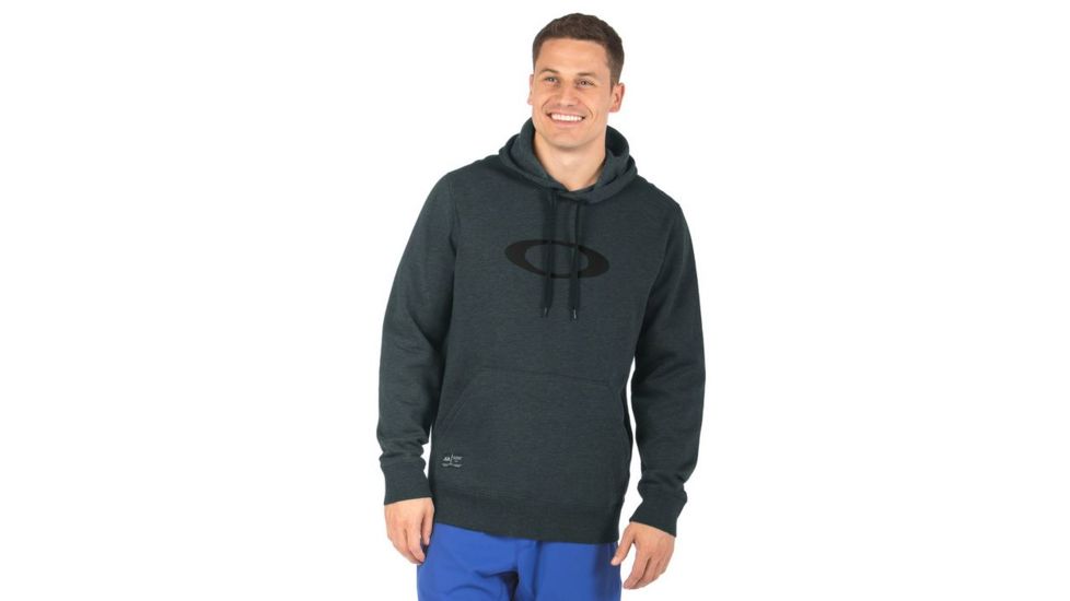 Oakley Chakra PO Fleece, Jet Black Heather, Medium 461353-01S-MD