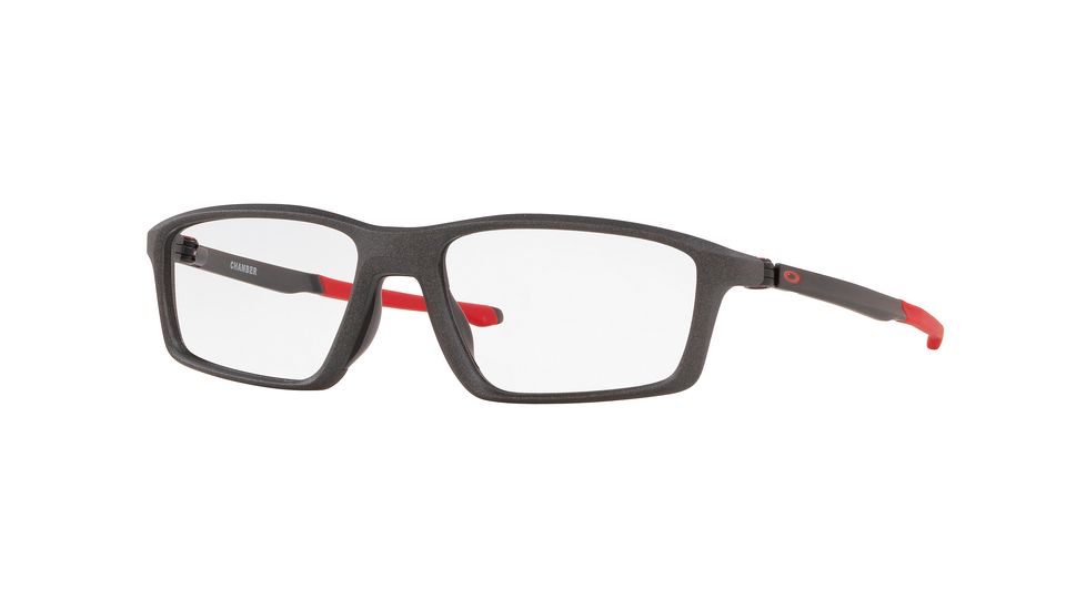 Oakley CHAMBER OX8138 Eyeglass Frames 813806-55 - , Clear Lenses