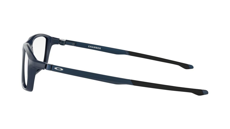 Oakley CHAMBER OX8138 Eyeglass Frames 813805-53 - Universe Blue Frame, Clear Lenses