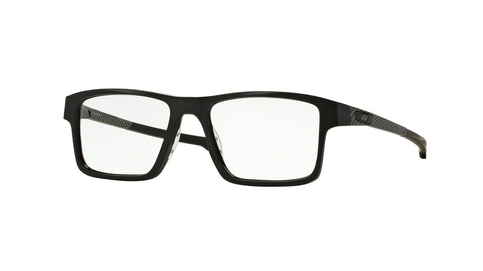 Oakley Chamfer 2 Single Vision Prescription Eyeglasses 804006-52 - Satin Black Frame