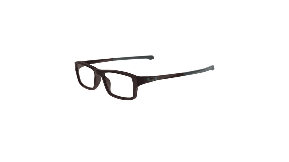 Oakley Chamfer Mens Eyeglasses, Satin Brownstone Frame, 53mm OX8039-0453