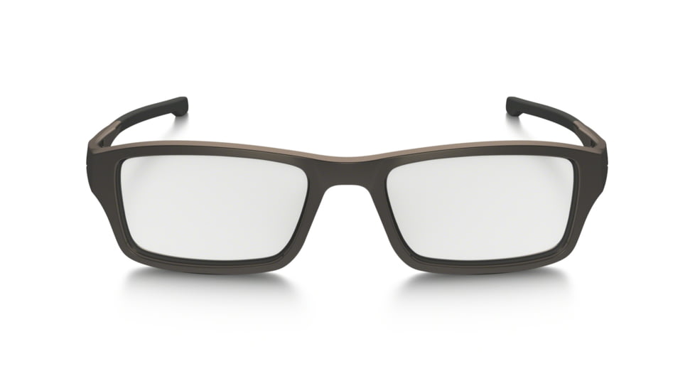 Oakley Chamfer Mens Eyeglasses, Satin Flint Frame, 53mm OX8039-0253