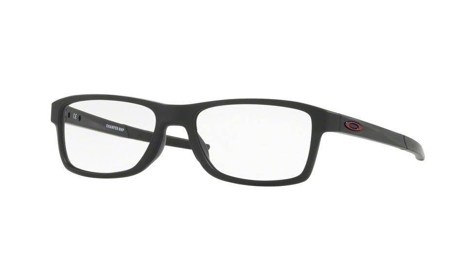 Oakley CHAMFER MNP OX8089 Single Vision Prescription Eyeglasses 808901-52 - Satin Black Frame