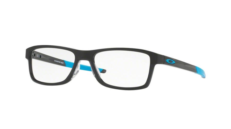 Oakley CHAMFER MNP OX8089 Single Vision Prescription Eyeglasses 808902-52 - Polished Black Ink Frame