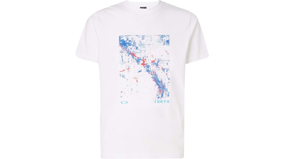 Oakley City Short Sleeve Tee - Men's, White, Extra Small, 457877-100-XS
