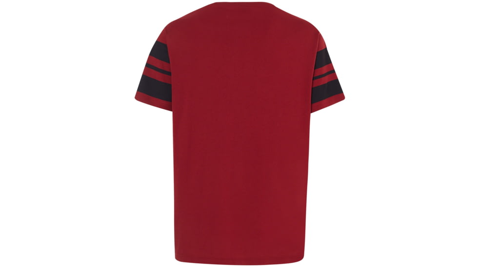 Oakley Classic Stripe Wide Ss - Mens, Iron Red, Large, 457344-80U-L