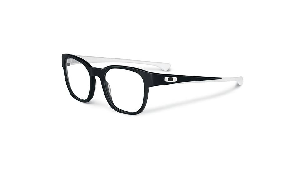 Oakley Cloverleaf Eyeglasses - Satin Black/White Frame OX1078-0851