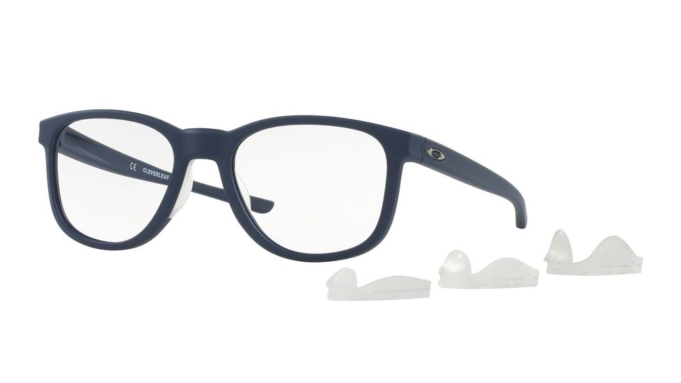 Oakley CLOVERLEAF MNP OX8102 Eyeglass Frames 810203-52 - Satin Universe Blue Frame