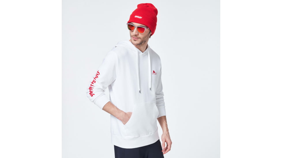 Oakley CNY Hoodie OTH - Mens, White, Large, FOA401437-100-L
