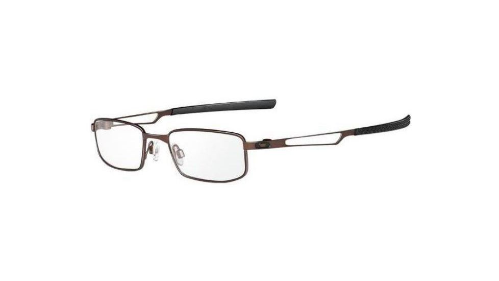 Oakley Collar 50mm Brown Eyeglass Frames w/ Blank Lenses OX3101-0250