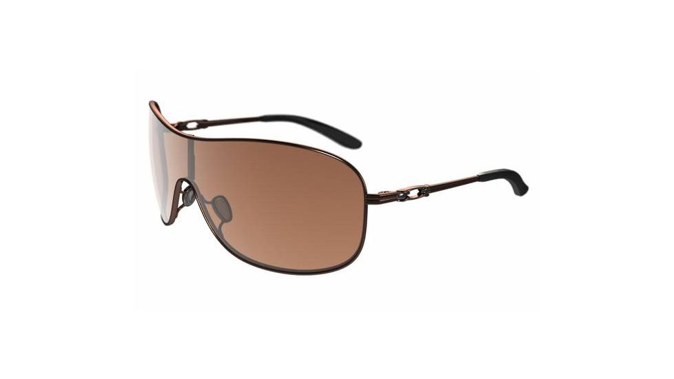 Oakley Collected Sunglasses, VR50 Brown Gradient Lens, Rose Gold Frame OO4078-02