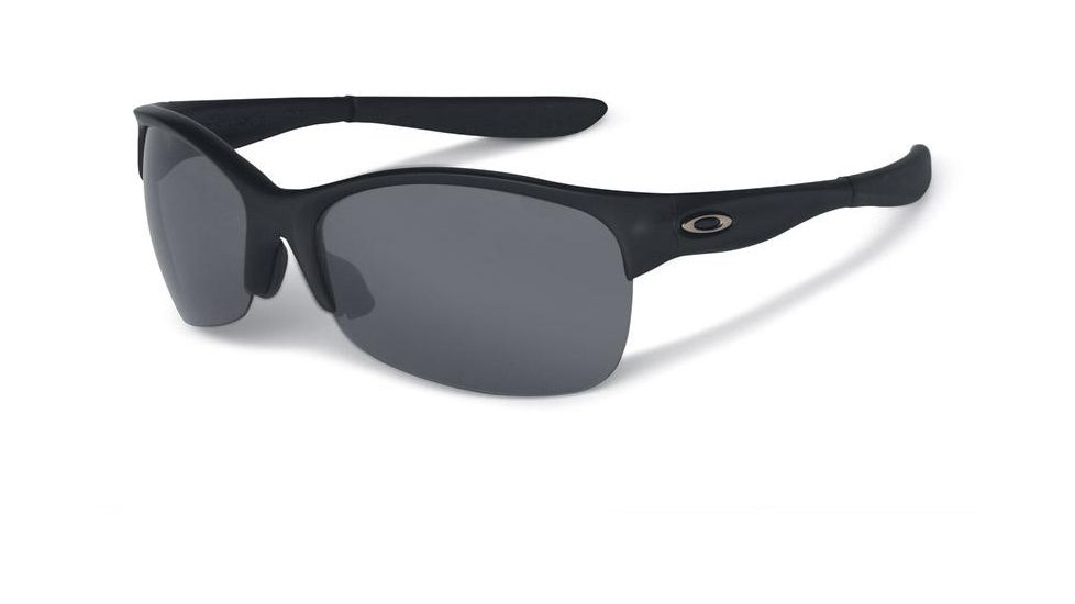 Oakley Commit AV Sunglasses, Matte Black Frame, Grey Lens 11-475