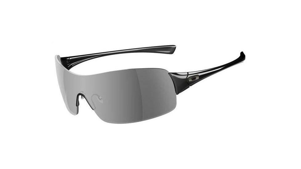 Oakley Conduct Squared Polished Black Frame w/ Black Iridium Lenses Sunglasses OO9121-01