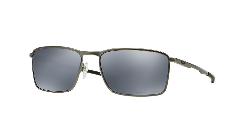 Oakley CONDUCTOR 6 OO4106 Single Vision Prescription Sunglasses OO4106-410602-58 - Lens Diameter 58 mm, Frame Color Lead