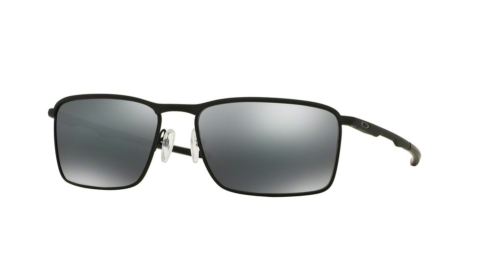 Oakley CONDUCTOR 6 OO4106 Single Vision Prescription Sunglasses OO4106-410601-58 - Lens Diameter 58 mm, Frame Color Matte Black