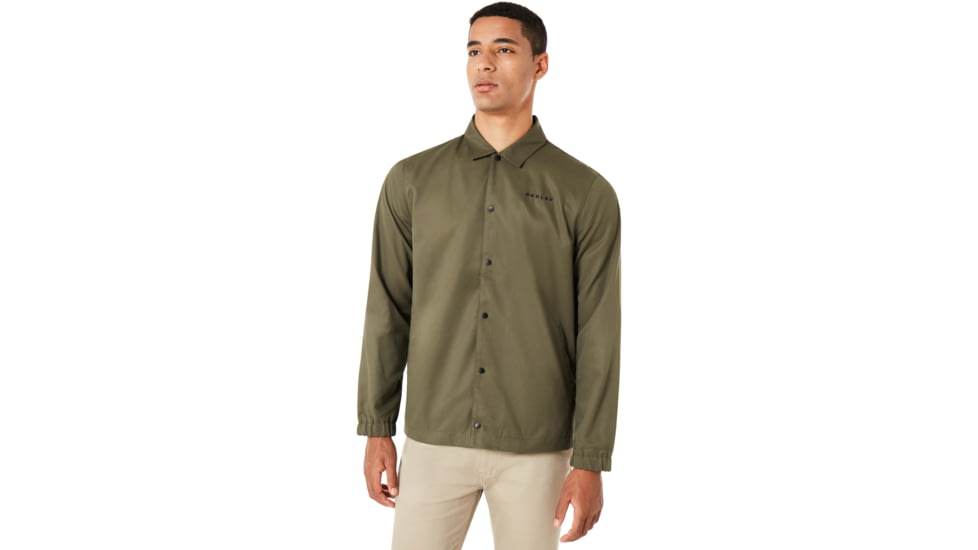 Oakley Cotton Icon Coach 3in1 Jacket - Mens, Dark Brush, Large, 412565-86V-L