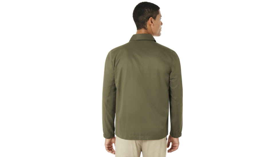 Oakley Cotton Icon Coach Jacket - Mens, Forged Iron, Large 412565-24J-L