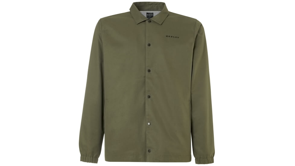 Oakley Cotton Icon Coach Jacket - Mens, Forged Iron, Large 412565-24J-L