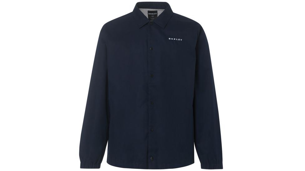 Oakley Cotton Icon Coach Jacket - Mens, Fathom, L, 412565-6AC-L
