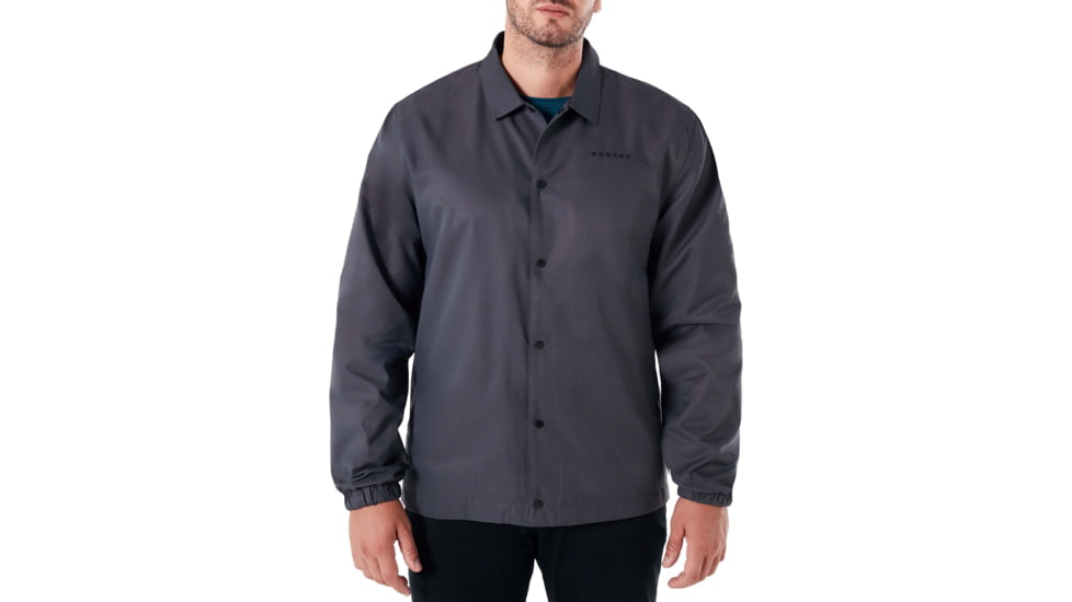 Oakley Cotton Icon Coach Jacket - Mens, Forged Iron, Medium, 412565-24J-M