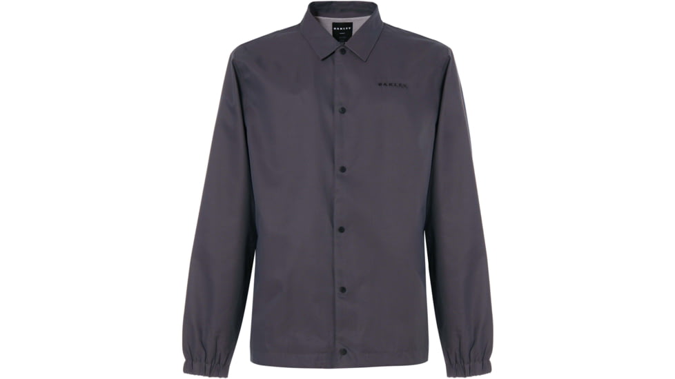 Oakley Cotton Icon Coach Jacket - Mens, Forged Iron, Medium, 412565-24J-M