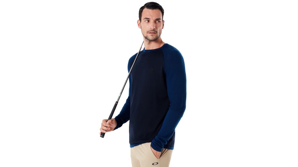 Oakley Crew Neck Engineered Knit - Mens, Fathom, 2XL, 434242-6AC-XXL