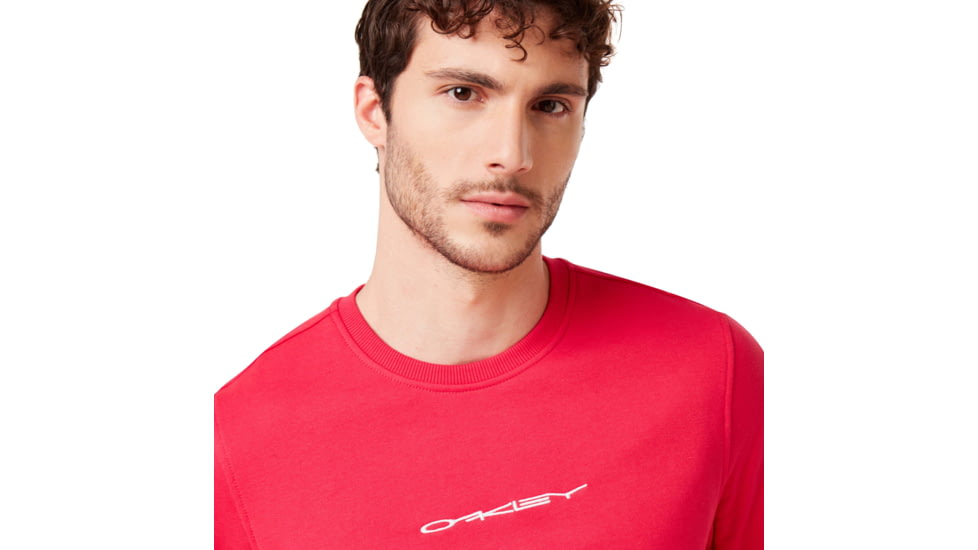 Oakley Crew Neck Logo Stretch Sweater - Mens, Virtual Pink, Large, 472555-89D-L