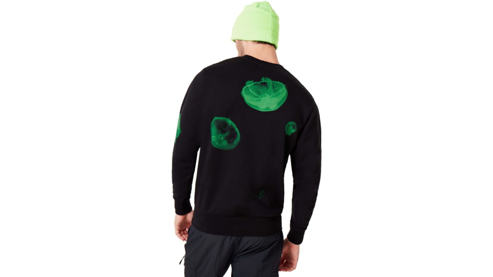 Oakley Crew Neck Medusa Sweater - Mens, Laser Green, Small, 461780-73E-S