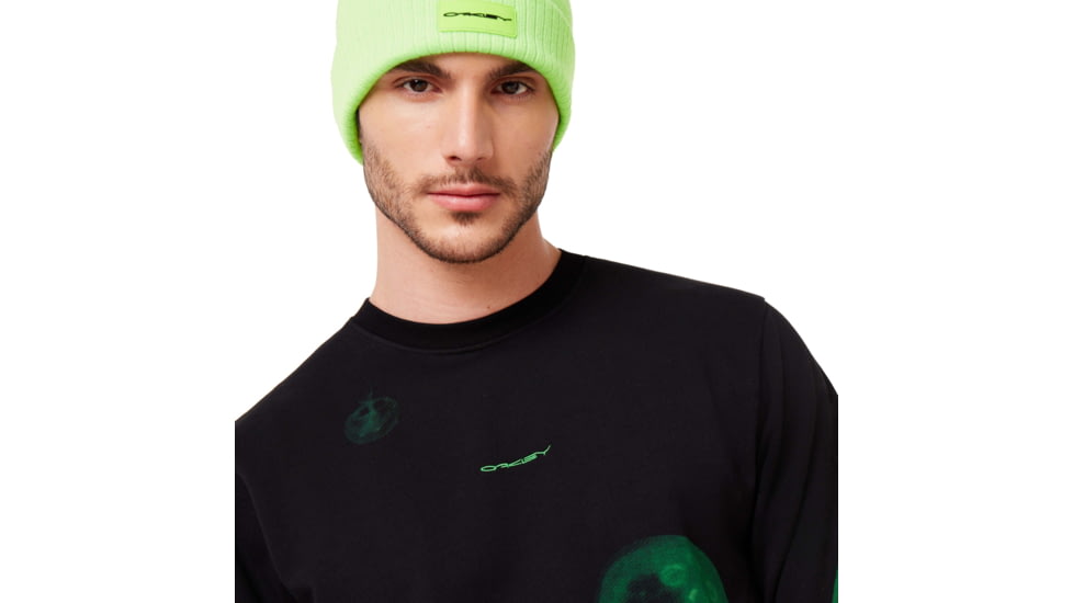 Oakley Crew Neck Medusa Sweater - Mens, Laser Green, Small, 461780-73E-S