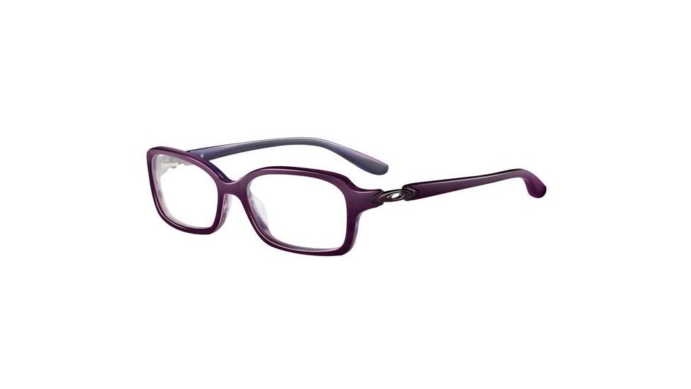 Oakley Crimp Eyeglasses Frame, Size 53 - Purple Marble OX1070-0353