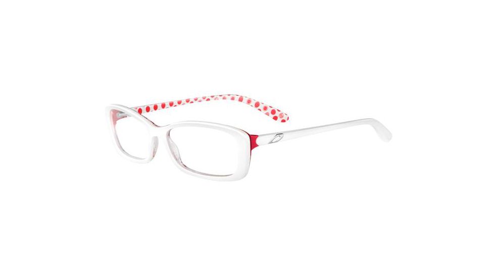 Oakley Cross Court Eyeglasses Frame, Size 53 - White Dotty OX1071-0153