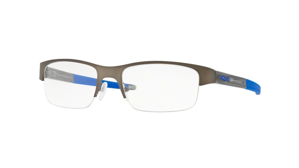 Oakley CROSSLINK 0.5 OX3226 Single Vision Prescription Eyeglasses 322602-53 - Pewter Frame, Clear Lenses