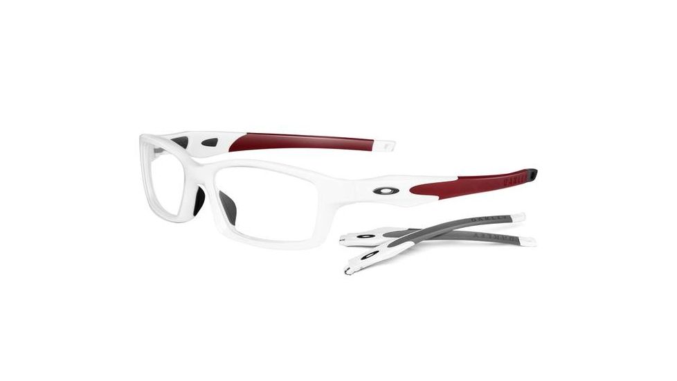 Oakley Crosslink 53mm Pearl/Team Cardinal Men's Eyeglass Frames w/ Blank Lenses OX8027-0453
