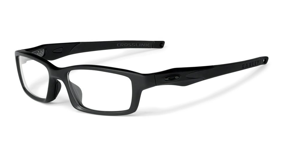 Oakley Crosslink 53mm Satin Black /Black Eyeglass Frames w/ Blank Lenses OX8027-0553
