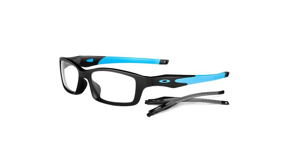 Oakley Crosslink 53mm Satin Black /Sky Blue Eyeglass Frames w/Blank Lenses OX8027-0153