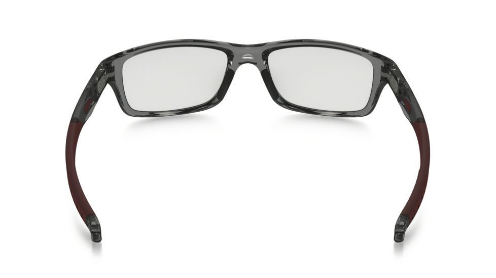 Oakley Crosslink 55mm Mens Eyeglasses, Grey Smoke/Cardinal Frame OX8030-0655