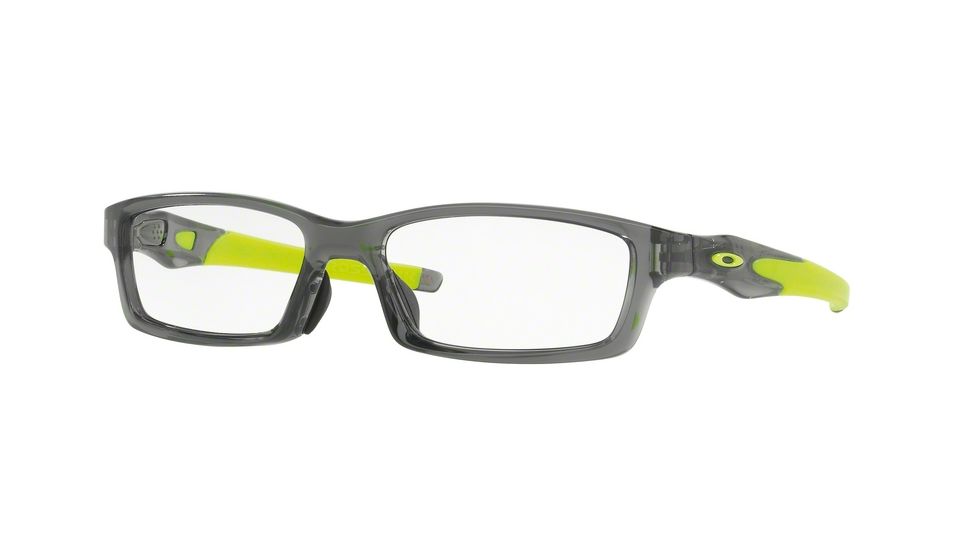 Oakley CROSSLINK A OX8118 Bifocal Prescription Eyeglasses 811802-56 - Polished Grey Smoke Frame