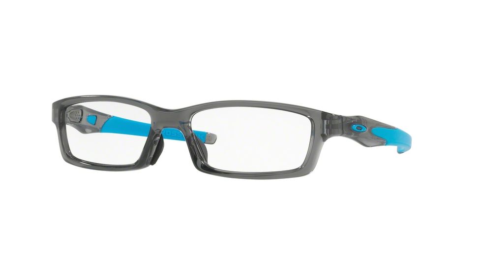 Oakley CROSSLINK A OX8118 Bifocal Prescription Eyeglasses 811806-56 - Polished Grey Smoke Frame
