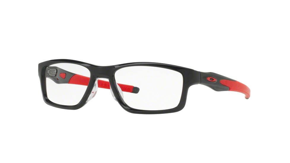 Oakley CROSSLINK MNP OX8090 Bifocal Prescription Eyeglasses 809003-55 - Polished Black Ink Frame
