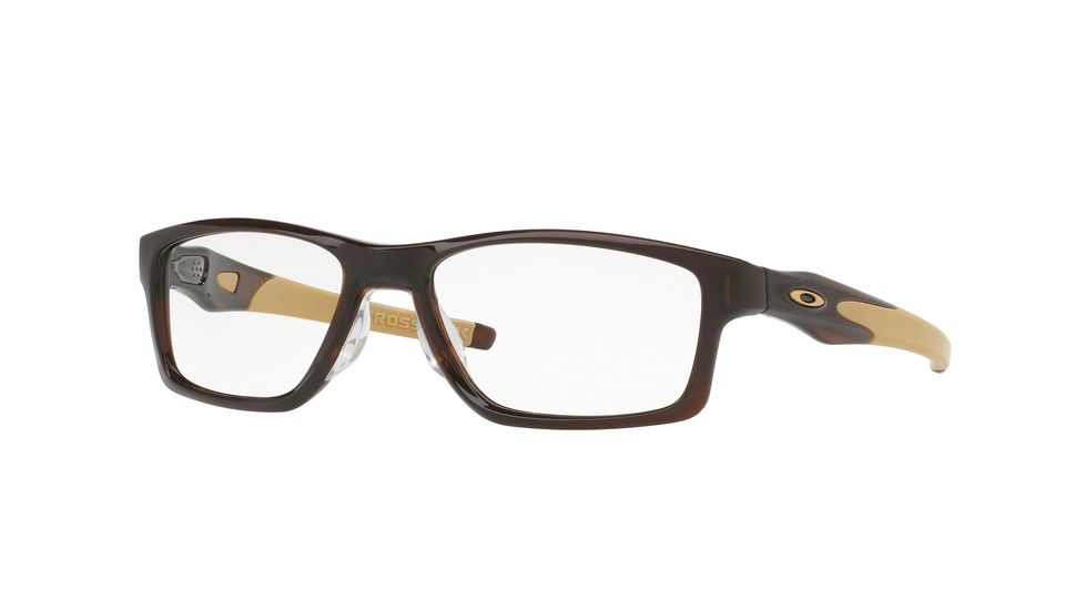 Oakley CROSSLINK MNP OX8090 Bifocal Prescription Eyeglasses 809004-55 - Polished Roobeer Frame