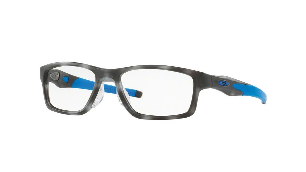 Oakley CROSSLINK MNP OX8090 Bifocal Prescription Eyeglasses 809006-53 - Matte Grey Tortoise Frame