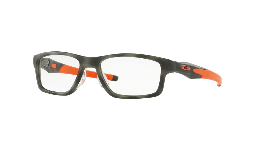 Oakley CROSSLINK MNP OX8090 Bifocal Prescription Eyeglasses 809007-53 - Matte Green Tortoise Frame