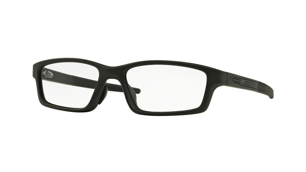 Oakley CROSSLINK PITCH ASIA FIT OX8041 Eyeglass Frames 804101-56 - Satin Black Frame