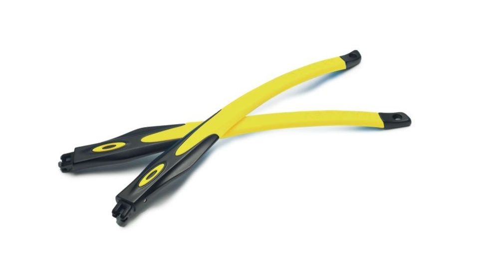 Oakley Crosslink Pitch Frame Temple Arms, Satin Black/Lemon Peel, RKT0134AA-BK177