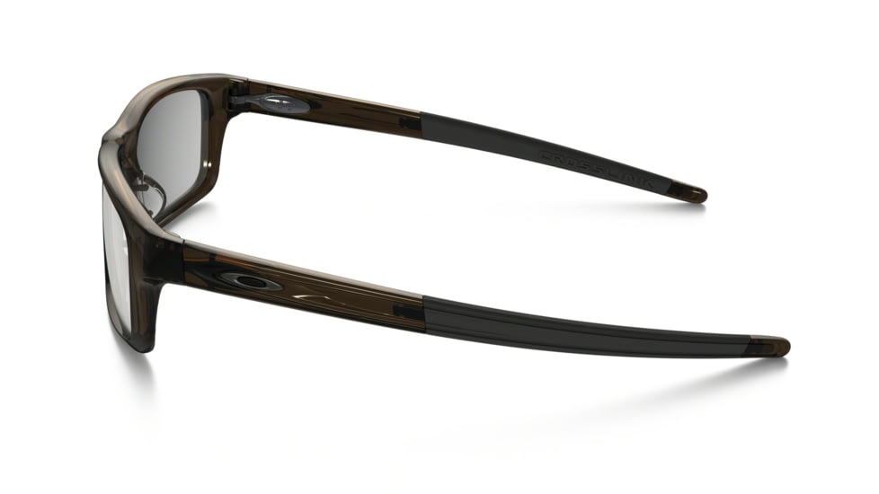 Oakley Crosslink Pitch Bifocal Prescription Eyeglasses, Bark/Yellow Frame, OX8037-0352BI