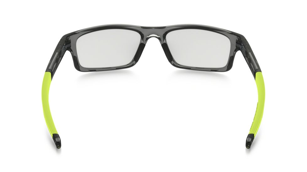 Oakley Crosslink Pitch Bifocal Prescription Eyeglasses, Grey Smoke/Retina Green Frame, OX8037-0254BI